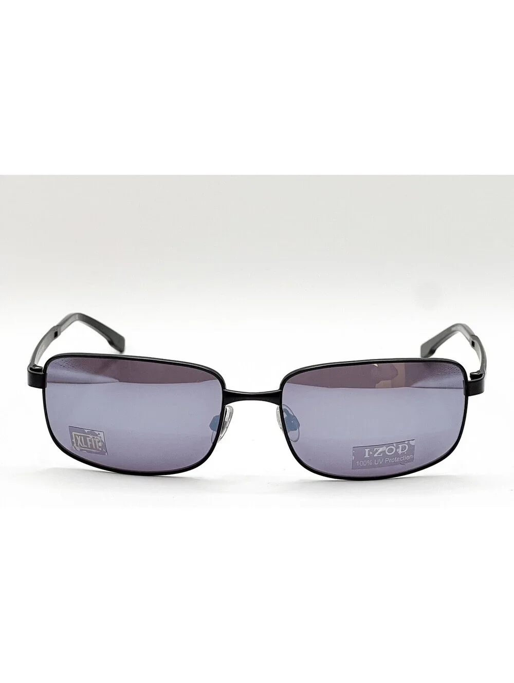 Izod 3510 Black Rectangle Authentic Sunglasses 60-17-150